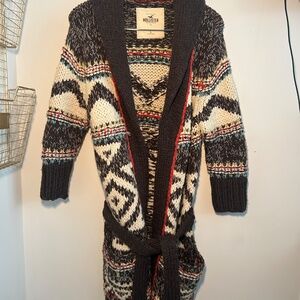 Hollister, Large, multi color knit Cardigan